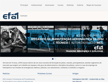 Tablet Screenshot of efai.com.br